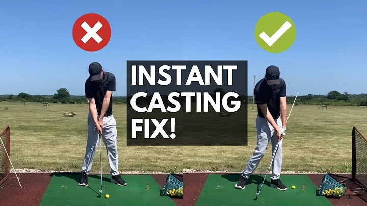 EASY AND EFFECTIVE CAST FIX DRILL: 2 SIMPLE steps to stop casting the golf club FOR GOOD!