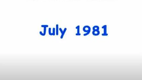 All Starfall Calendar Title Cards from January 1981 to December 1981.