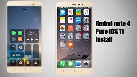 install Pure iOS - 11 redmi note 4  xiaomi mobile