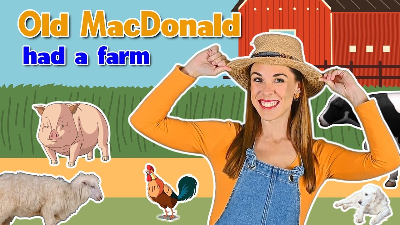Old MacDonald had a Farm | Learn with Lea | Classic Nursery Rhyme for Kids