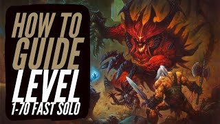 Diablo 3 - How To Level Up Fast Solo