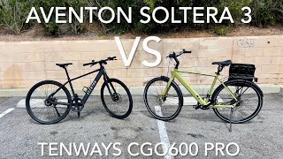 Lightweight E-Bikes - Aventon Soltera vs Tenways CGO600 Pro