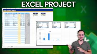 Excel Project for Beginners: Build a Report with Formulas, Pivot Tables & Charts