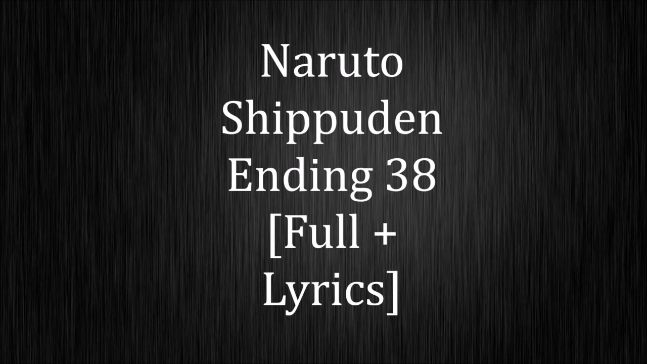 Naruto Shippuden Ending 8 Lyrics