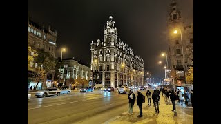 Budapest Hungary 🇭🇺 4K Night-Time Walk Around