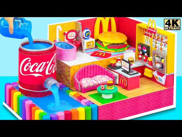 Make McDonalds Villa has Burger Bed and Coca Cola Pool from