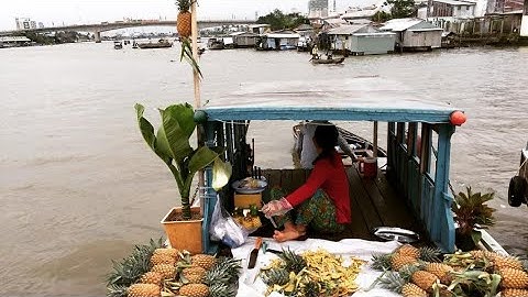 Chợ nổi Cái Răng nhộn nhịp ngày giáp Tết