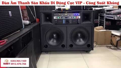 Loa kéo di động công suất khủng - Bass rời 40 khủng