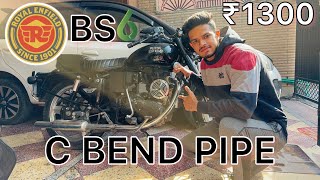 C-Bend Pipe Installing in Bullet BS6
