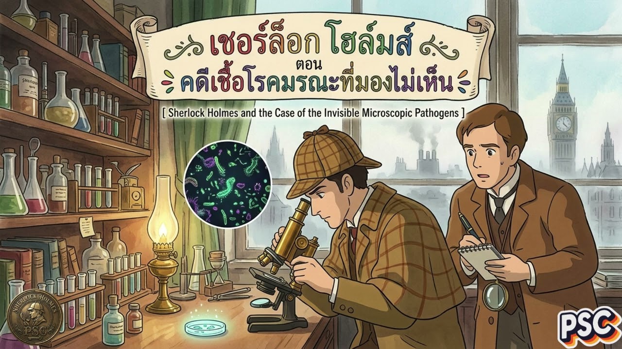 เชอร์ล็อก โฮล์มส์ ตอน คดีเชื้อโรคมรณะที่มองไม่เห็น [The Case of the Invisible Microscopic Pathogens]