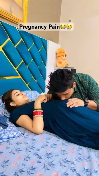 Pregnancy Pain😢😭 #pain #pregnancy #wife #shorts #shortsfeed #couple #sad #mybtstory #viral #love