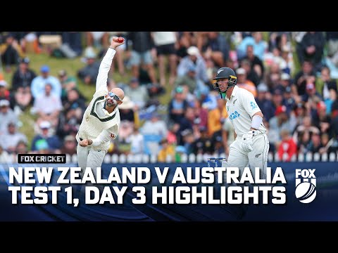 New Zealand v Australia - First Test, Day 3 Full Match Highlights I 02/03/24 I Fox Cricket