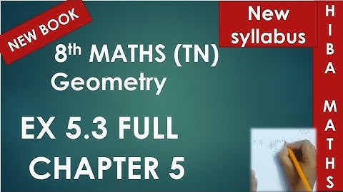 8th maths chapter 5 exercise 5.3 full answers tn samacheer hiba maths