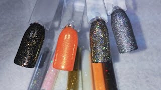 Дизайн ногтей✦Втирка глиттера (блесток и песка)✦Ksana Groza. Nail Art Blog(В этом видео я покажу как втирать глиттеры и песок в липкий слой! Космический маникюрчик получился бы)))..., 2016-02-19T07:55:47.000Z)