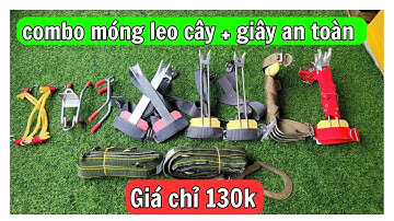 Dụng cụ trèo cây / Móng leo cây an toàn giá rẻ / Guốc trèo cây 2 đinh / combo chỉ còn 130k
