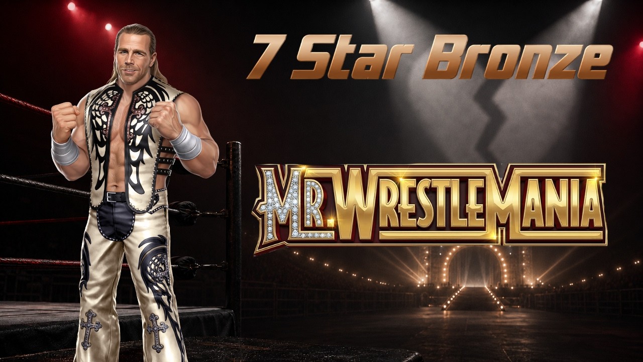 7 Star Bronze Shawn Michaels - Mr. Wrestlemania :: WWE Champions