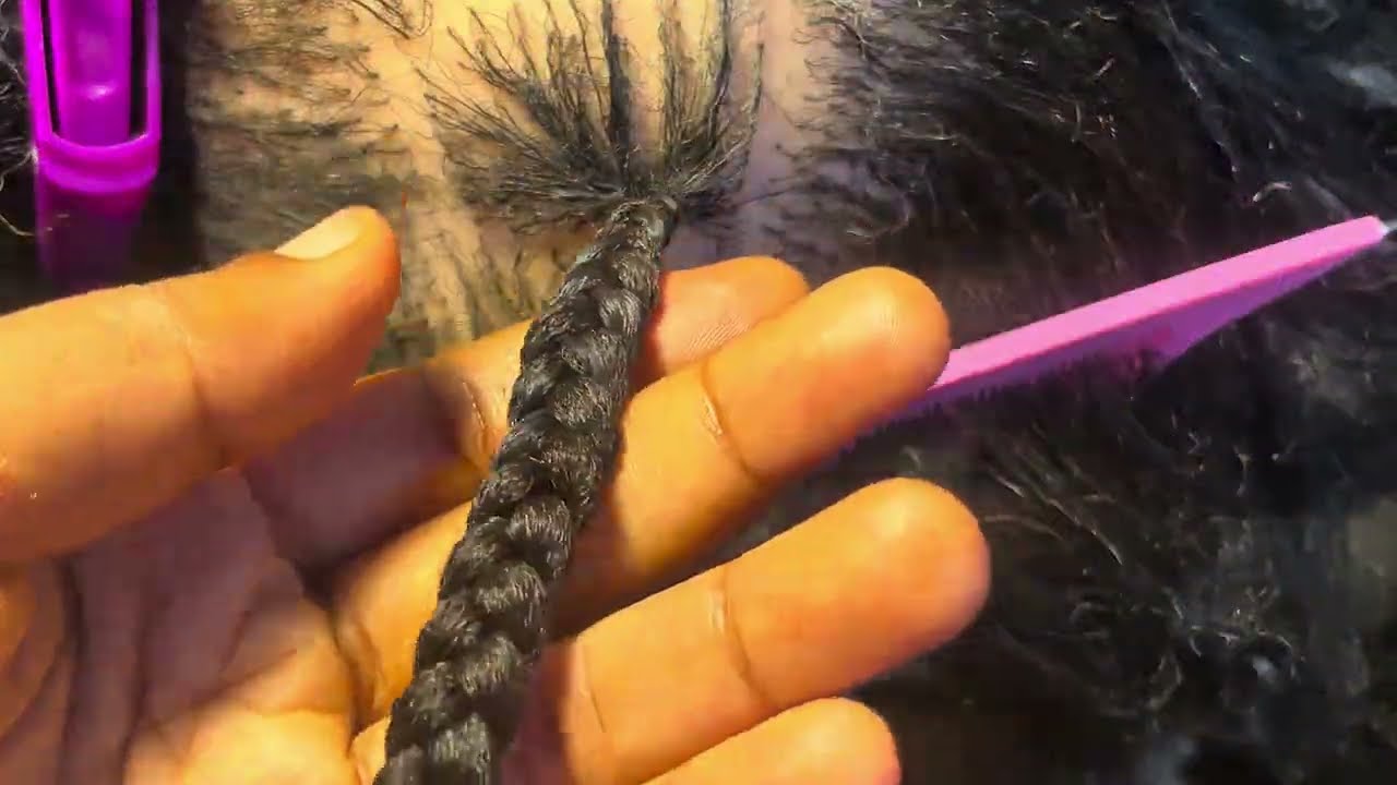 knotless braids hairstyles tutorial/ Tutoriel de coiffures knotless 