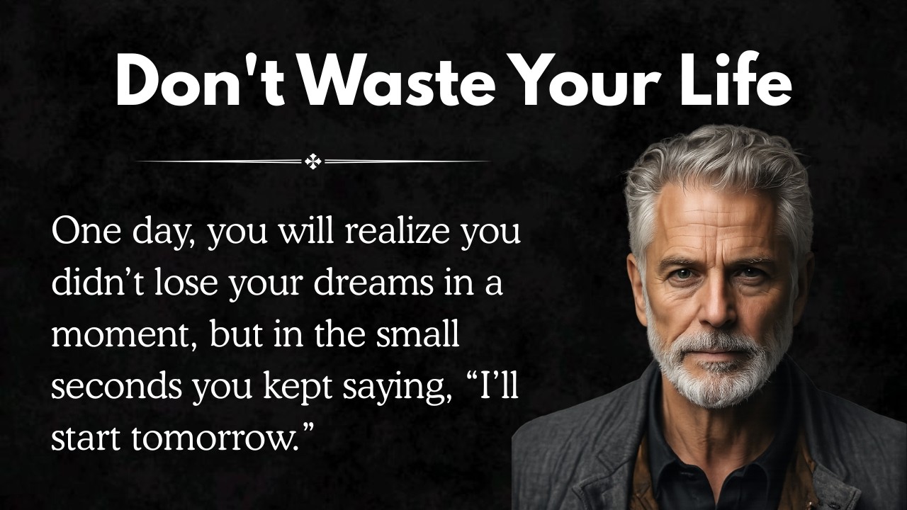 Don't Waste Your Life ⏳ Learn English Through Motivational Story  English Speaking Practice Story