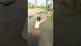 Jaisleen Masha Learning Swimming