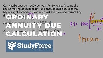 Calculating Accumulated Value of an Annuity Due