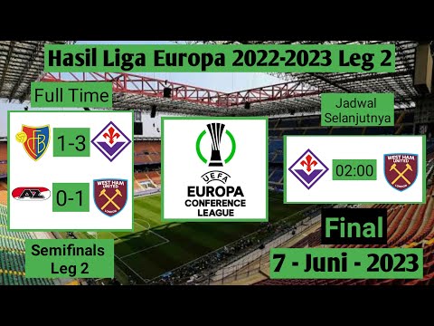 Hasil Liga Conference Tadi Malam ~ Basel vs Fiorentina - AZ vs West ham ~ UECL 2023