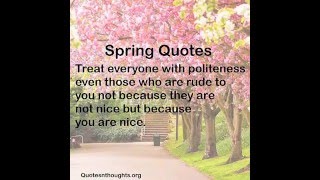 Inspirational Spring Quotes