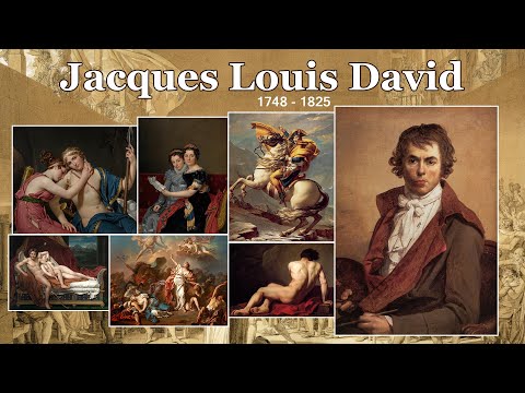 18th Century Neoclassical Artist "Jacques Louis David" (1748 - 1825)