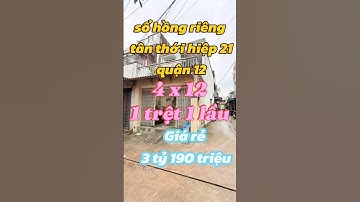 Bán nhà quận 12 - đường tân thới hiệp 21 #shorts #bannhaquan12 #bannhavuon #reviewbietthu
