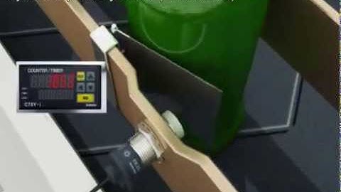Autonics Proximity Sensor Bottle Count Application // PCE