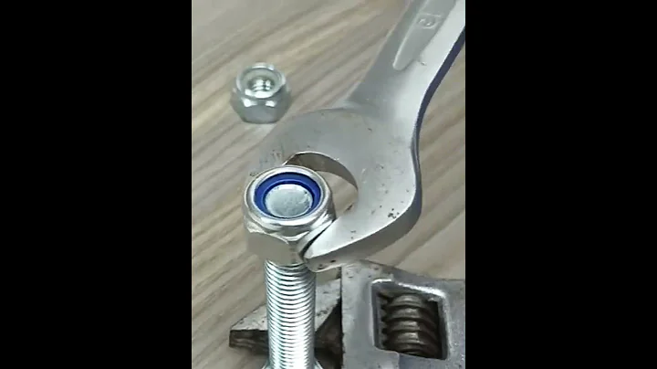 Nylon lock nut will be tighter