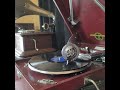 三根 耕一(ディック・ミネ)♪どうせ往くなら♪ 1938年 78rpm record. Columbia Model No G ー 241 phonograph