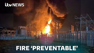 Heathrow airport fire caused by 'preventable fault' first discovered seven years ago | ITV News