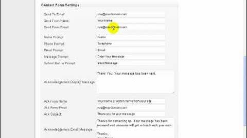 EzMobileSiteGenerator - Setting Default Values for your Mobile Websites