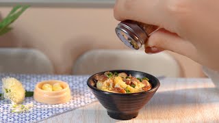 Easy Homemade MUSHROOM PASTA Recipe | Mini Real Food Cooking | Tiny Cakes