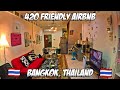 You get free weed when you stay at this airbnb in thailand  fat buds airbnb bangkok