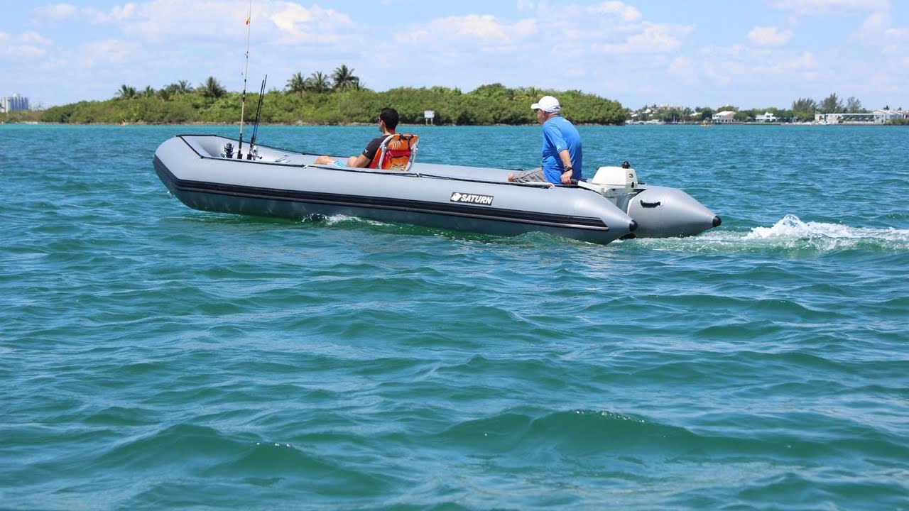 Saturn 20' SD600 Inflatable Boat with 3HP Outboard Motor 