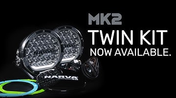 NARVA Ultima MK2 Driving Lights KIT WITH WIRING HARNESS