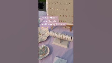 Outdoor Market Display Idea for Small Jewelry Business 🌞🌞🌞 #marketsetup  #smallbusiness #jewelry