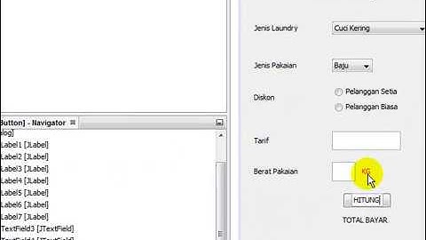 TUTORIAL membuat Aplikasi Pembayaran menggunakan netbeans 7.4 (PART 1)