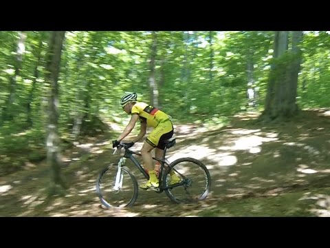 Skandia Maraton MTB - edycja Kraków 2015 (feralny zjazd)