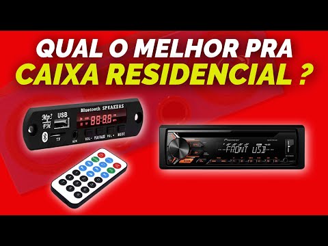 Caixa Bob Residencial Trio Som Pioneer Bluetooth red