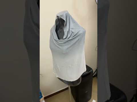 عشاق البساطة شال رمادي ديجرادي اكسبلور قفطان   راندة