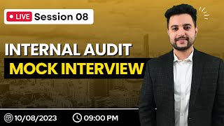 Information Live Session on Internal Audit Mock Interview Interview by CA Nikhil Dhingra News