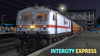 Intercity Express Train Journey In Indian Railways || Train Simulator Classic Pc Gameplay || FHD screenshot 4