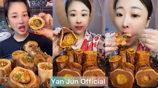 Asmr mukbang eating yummy beef bone marow- 쇠고기 골수- 牛骨髓- अस्थि मज्जा- 牛骨髄- Rinderknochenmark #944