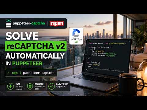 Solve Google reCAPTCHA v2 Automatically in Puppeteer (Node.js)