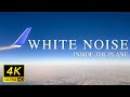 Ambient White Noise for Focus | Airplane Sounds and Stunning Aerial Views to Soothe Your Mind