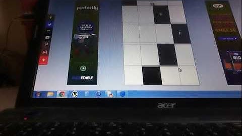 Playing Piano Tiles on Laptop via Python Code