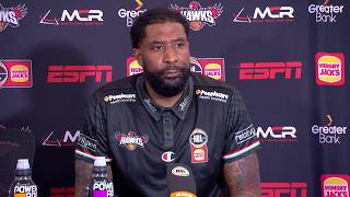 Justin Tatum press conference vs Sydney Kings - Round 2, NBL27