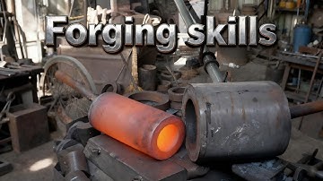 Inside the forging factory Unstoppable Forgers: Team Upsetting Hot Steel #forging #machine #factory